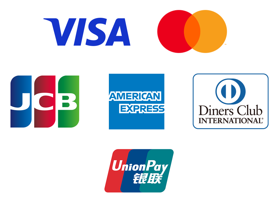 ご利用可能なクレジットカード